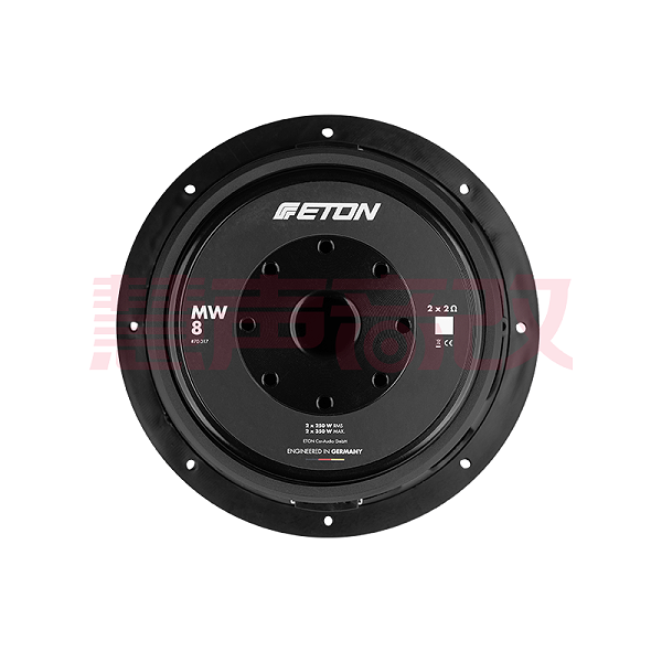 德国ETON伊顿MW8汽车音响2*2双音圈8寸超低音