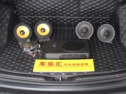 湛江车乐汇本田CRV汽车音响改装黄金声学，好莱坞案例